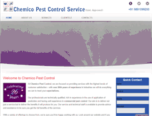 Tablet Screenshot of chemicopestcontrol.com